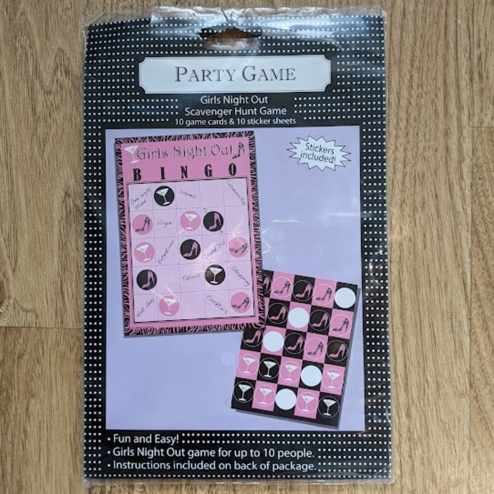 NWT Girls Night Out Bingo Game